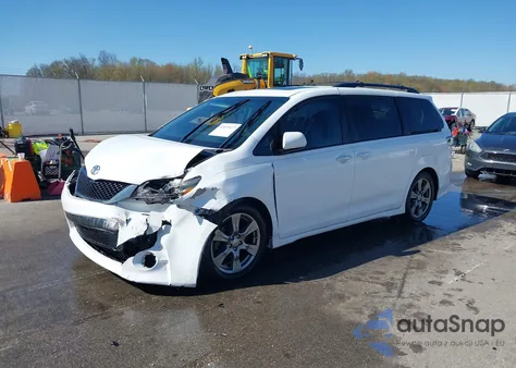 2017 Toyota Sienna Se Premium 8 Passenger from USA, damaged, VIN 5TDXZ3DC8HS871148